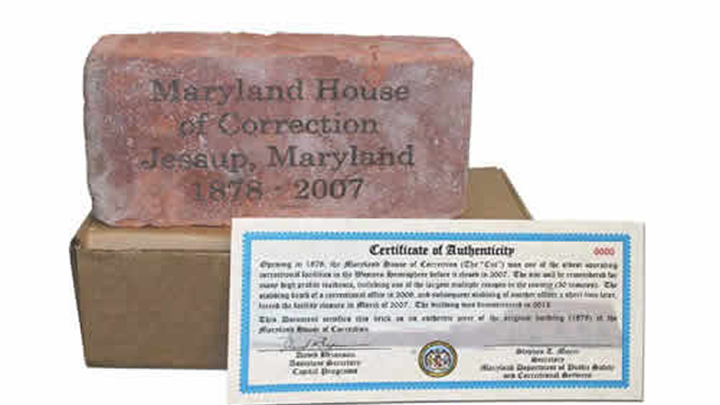 House of Corrections Brick Sale 800 x 450