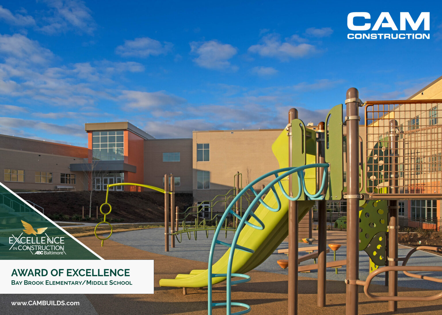 CAM receives a 2019 ABC Award of Excellence in Construction! CAM